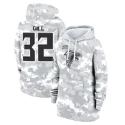 Women's Trenton Gill Atlanta Falcons Camo Arctic 2024 Salute to Service Club Fleece Pullover Hoodie