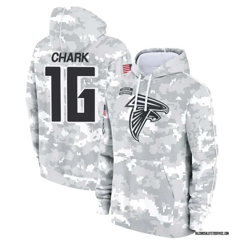 Youth DJ Chark Atlanta Falcons Camo Arctic 2024 Salute to Service Club Fleece Pullover Hoodie