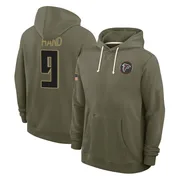 Youth Da'Shawn Hand Atlanta Falcons Olive 2025 Salute to Service Hoodie