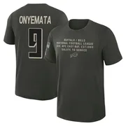 Youth David Onyemata Atlanta Falcons Green Dark/ 2025 Salute to Service Sideline Slub T-Shirt