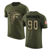 Youth David Onyemata Atlanta Falcons Legend Olive Salute to Service T-Shirt