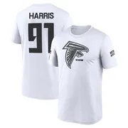 Youth Demone Harris Atlanta Falcons Legend White 2024 Salute to Service Performance T-Shirt