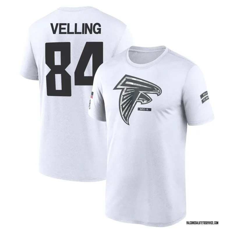 Youth Jack Velling Atlanta Falcons Legend White 2024 Salute to Service Performance T-Shirt