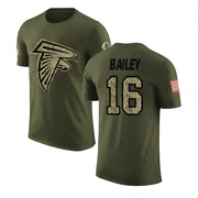 Youth Jake Bailey Atlanta Falcons Legend Olive Salute to Service T-Shirt