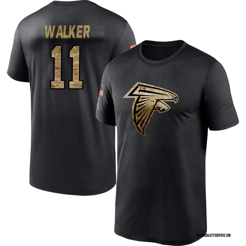 Youth Jalon Walker Atlanta Falcons Black 2020 Salute To Service Performance T-Shirt
