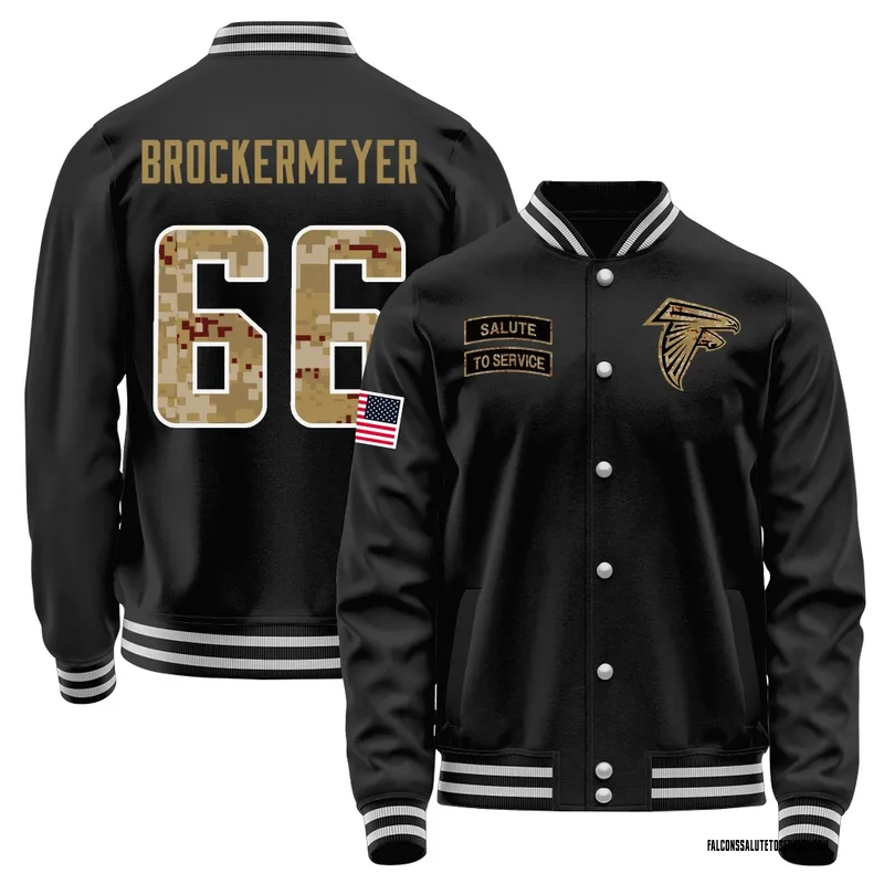 Youth James Brockermeyer Atlanta Falcons Black Salute to Service Sideline Performance Jacket