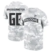 Youth James Brockermeyer Atlanta Falcons Camo Arctic 2024 Salute to Service Performance T-Shirt
