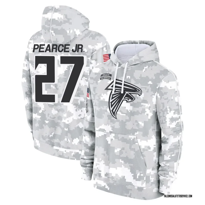 Youth James Pearce Jr. Atlanta Falcons Camo Arctic 2024 Salute to Service Club Fleece Pullover Hoodie