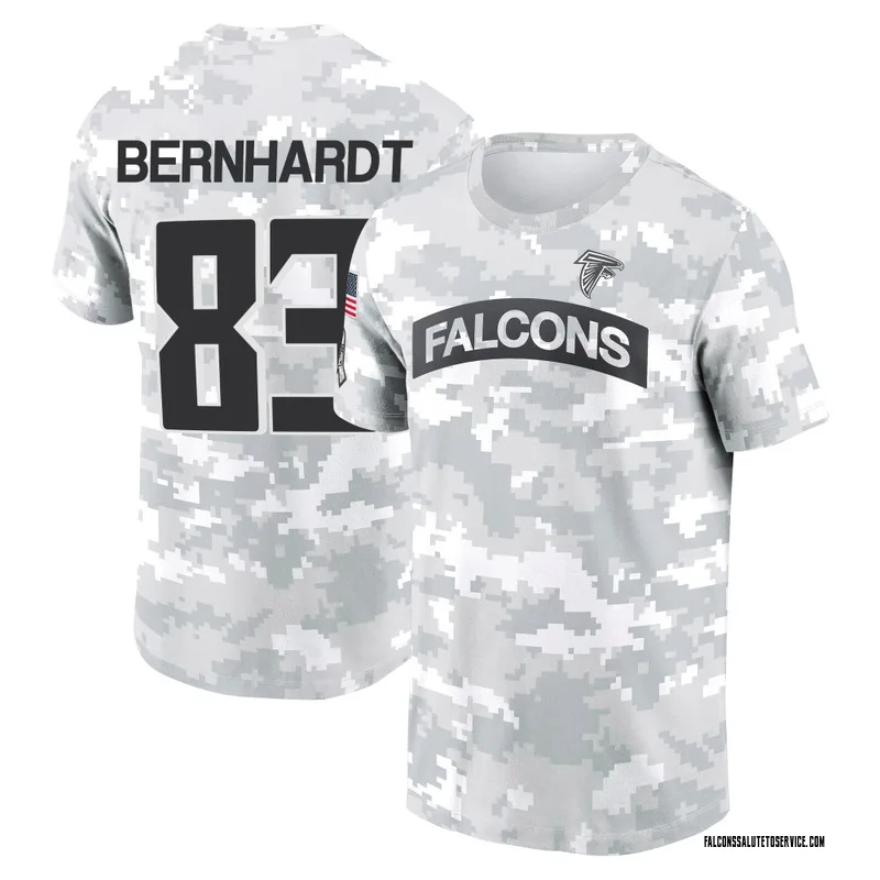 Youth Jared Bernhardt Atlanta Falcons Camo Arctic 2024 Salute to Service Performance T-Shirt