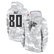 Youth Josh Ali Atlanta Falcons Camo Arctic 2024 Salute to Service Club Fleece Pullover Hoodie