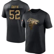 Youth Jovaughn Gwyn Atlanta Falcons Black 2020 Salute To Service Performance T-Shirt