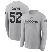Youth Jovaughn Gwyn Atlanta Falcons Gray 2024 Salute to Service Long Sleeve T-Shirt