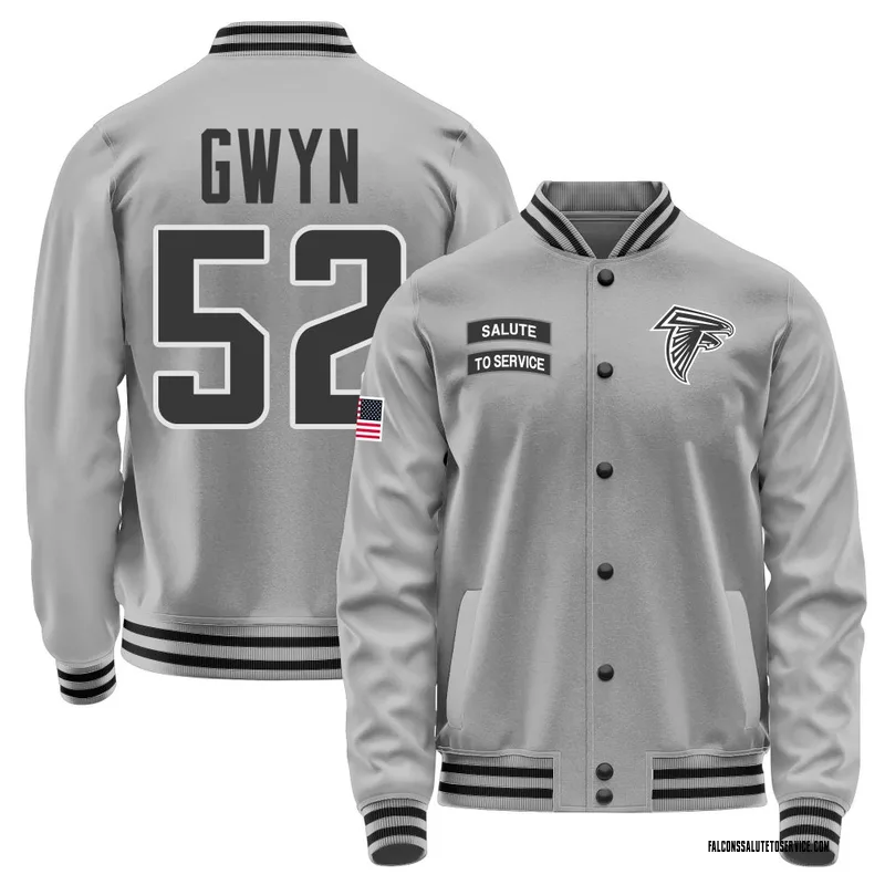 Youth Jovaughn Gwyn Atlanta Falcons Gray Salute to Service Performance Jacket