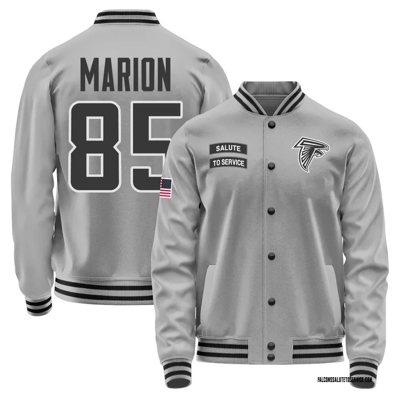 Youth Keelan Marion Atlanta Falcons Gray Salute to Service Performance Jacket