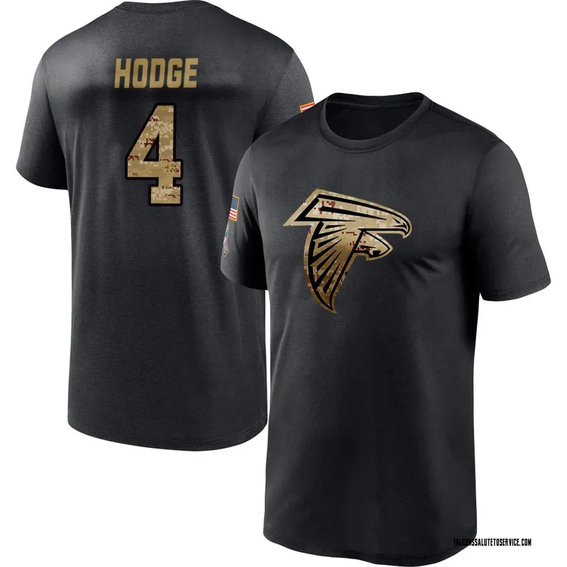 Youth KhaDarel Hodge Atlanta Falcons Black 2020 Salute To Service Performance T-Shirt