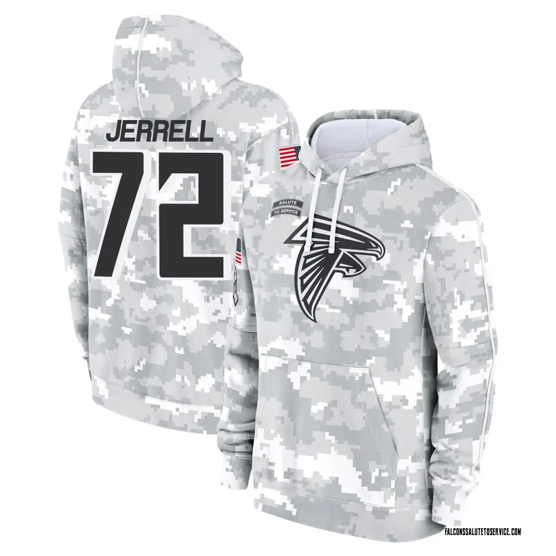 Youth Michael Jerrell Atlanta Falcons Camo Arctic 2024 Salute to Service Club Fleece Pullover Hoodie