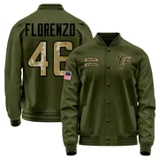 Youth Philip Florenzo Atlanta Falcons Olive Salute to Service Sideline Performance Jacket