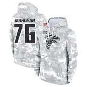 Youth Riley Mahlman Atlanta Falcons Camo Arctic 2024 Salute to Service Club Fleece Pullover Hoodie
