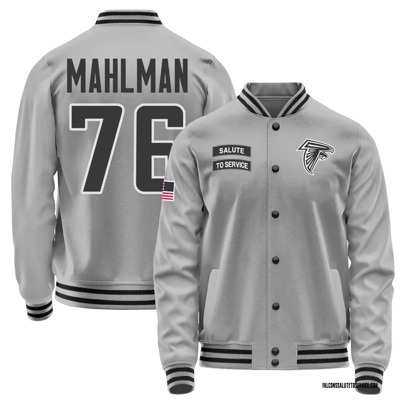 Youth Riley Mahlman Atlanta Falcons Gray Salute to Service Performance Jacket