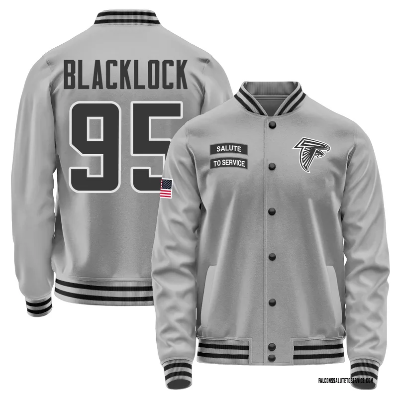 Youth Ross Blacklock Atlanta Falcons Gray Salute to Service Performance Jacket