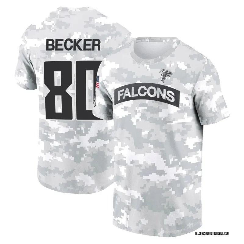 Youth Ryan Becker Atlanta Falcons Camo Arctic 2024 Salute to Service Performance T-Shirt