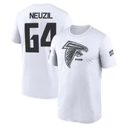 Youth Ryan Neuzil Atlanta Falcons Legend White 2024 Salute to Service Performance T-Shirt