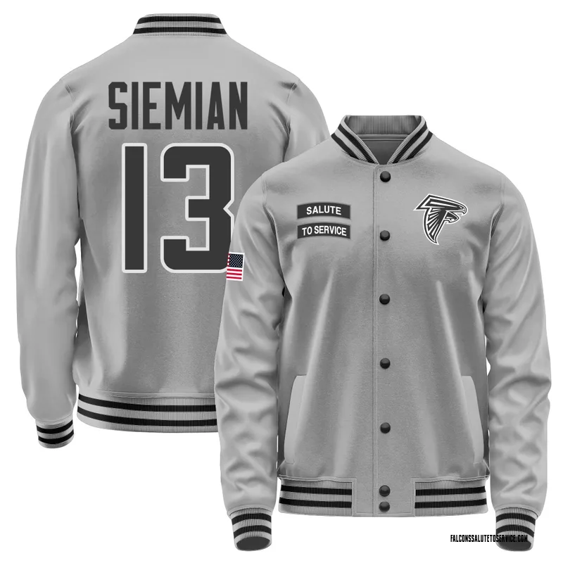 Youth Trevor Siemian Atlanta Falcons Gray Salute to Service Performance Jacket