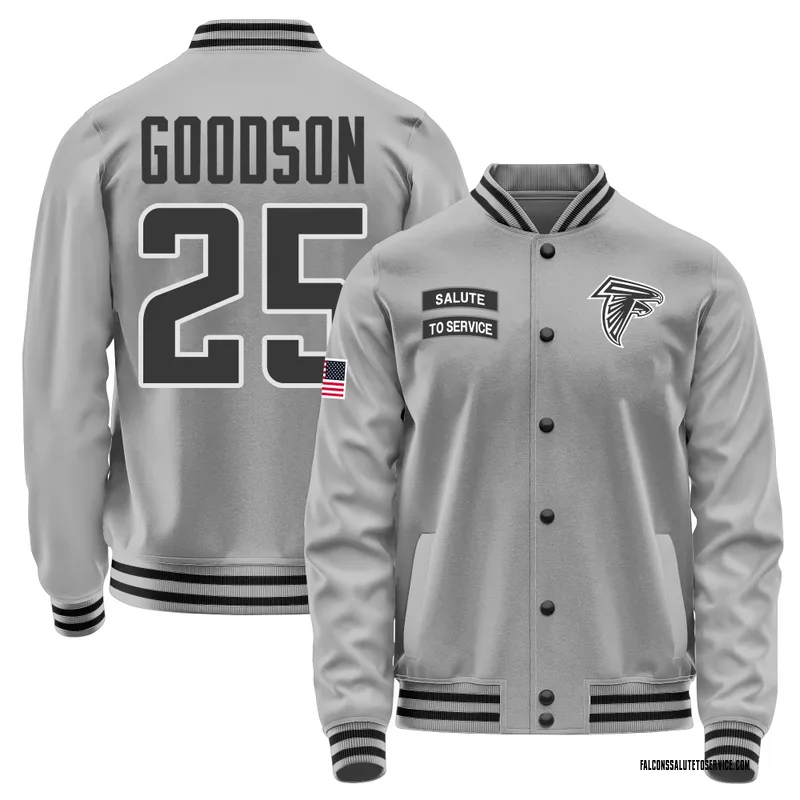 Youth Tyler Goodson Atlanta Falcons Gray Salute to Service Performance Jacket