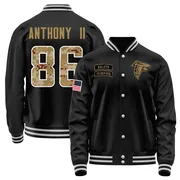 Youth Vinny Anthony II Atlanta Falcons Black Salute to Service Sideline Performance Jacket
